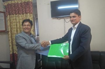 MOU between Timber corporation of Nepal and Kasthamandap reconstruction committee for the supply of the timber
